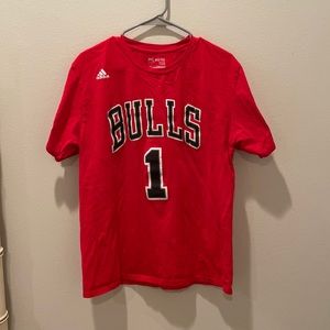 Adidas Chicago bulls short sleeve shirt size L